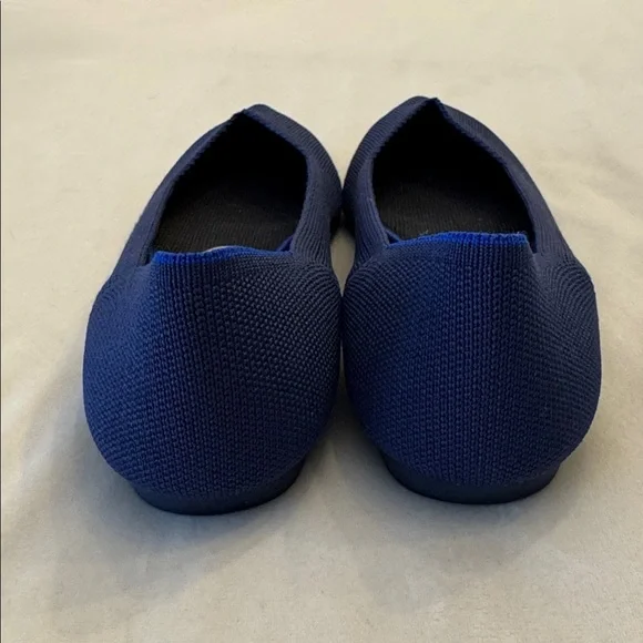 EUC! Rothy's The Point Navy Blue Flats, sz 8.5 - Picture 4 of 6